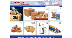 Desktop Screenshot of lambersonpackaging.com